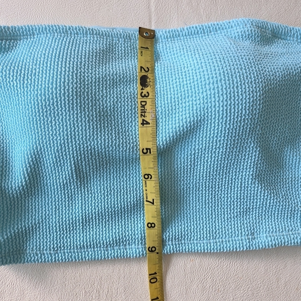 Stoney Clover Lane Puckered Bandeau Bikini Top - Picture 6 of 12